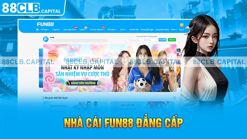 Nhà cái Fun88 đẳng cấp